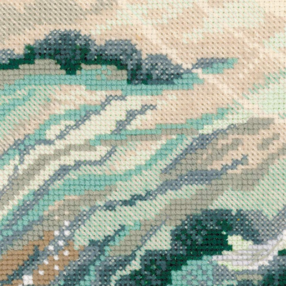 Набор для вышивания РИОЛИС арт.1574 Танцующие рыбки 40х40 см Набор для вышивания РИОЛИС арт.1574 Танцующие рыбки 40х40 см