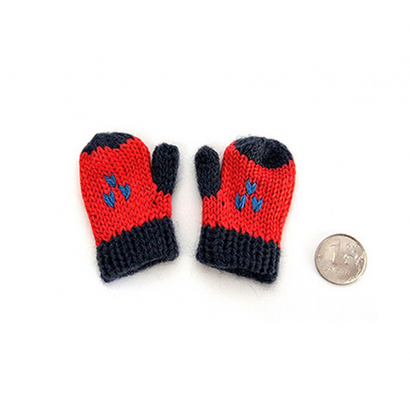 Варежки № 2/ 6 вязаные для игрушек Варежки № 2/ 6 вязаные для игрушек