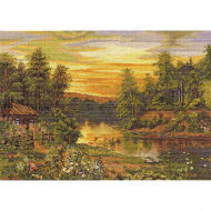 Набор для вышивания PANNA арт. PS-1088 Летний вечер 43х30 см