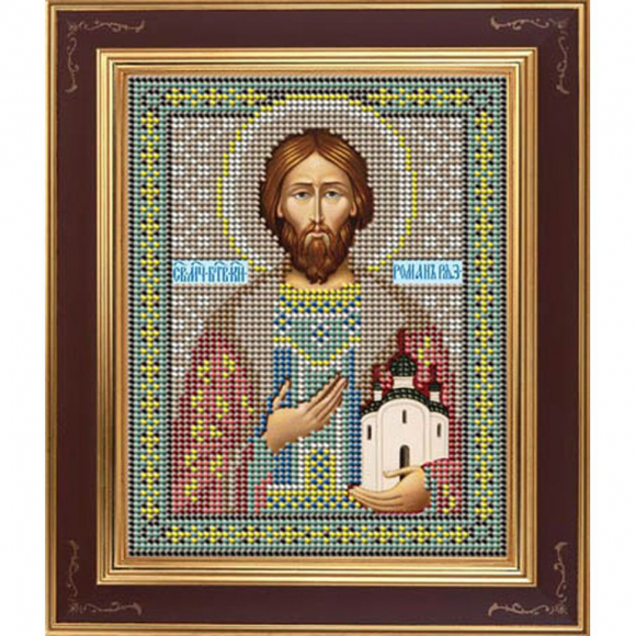 Набор для вышивания бисером GALLA COLLECTION арт.М 230 Св. Роман 12х15 см