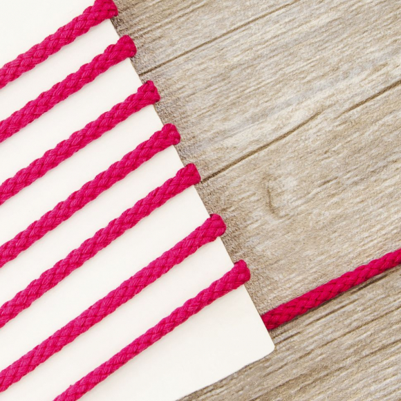 184859_Шнур PEGA хлопковый, цвет малиновый, 5,3 мм