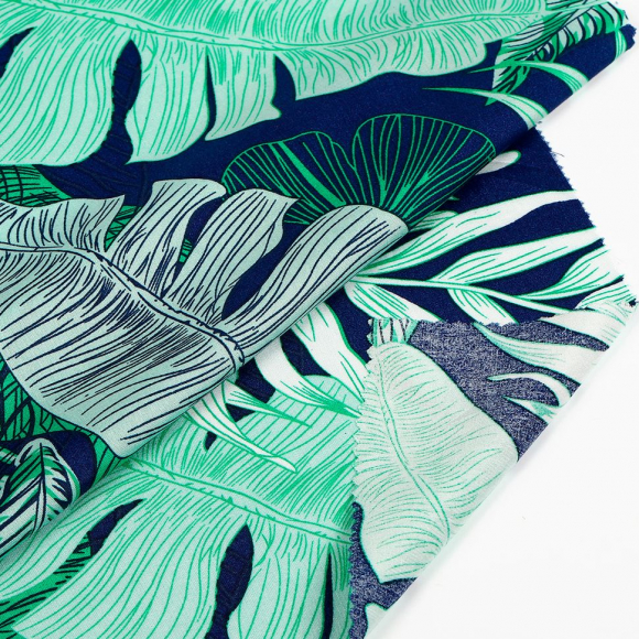 Ткань Штапель 90 г/м? 100% вискоза шир.145 см арт.TBY.Vi.pr.E791.1 цв.01 синий рул.25м Ткань Штапель 90 г/м? 100% вискоза шир.145 см арт.TBY.Vi.pr.E791.1 цв.01 синий рул.25м