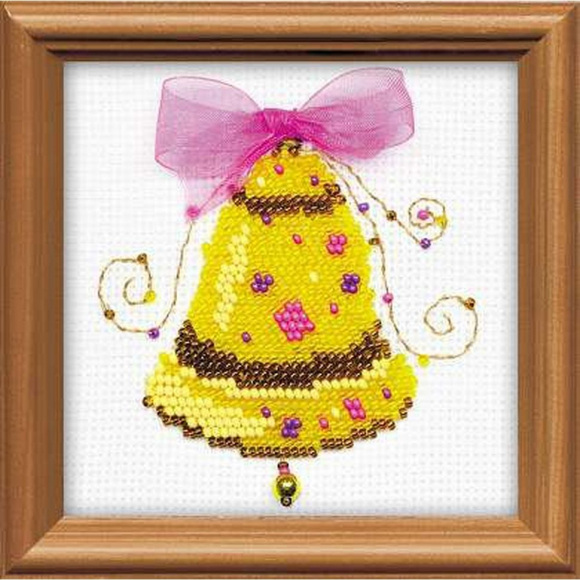 Набор для вышивания РИОЛИС арт.1222 Счастливый звон 10х10 см