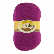 Пряжа ADELIA RACHEL (90% шерсть, 10% полиэстер) 5х100г/400м цв.26 сиреневый