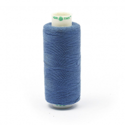 Нитки Dor Tak бытовые 40/2 полиэстер 366м цв.398 серый