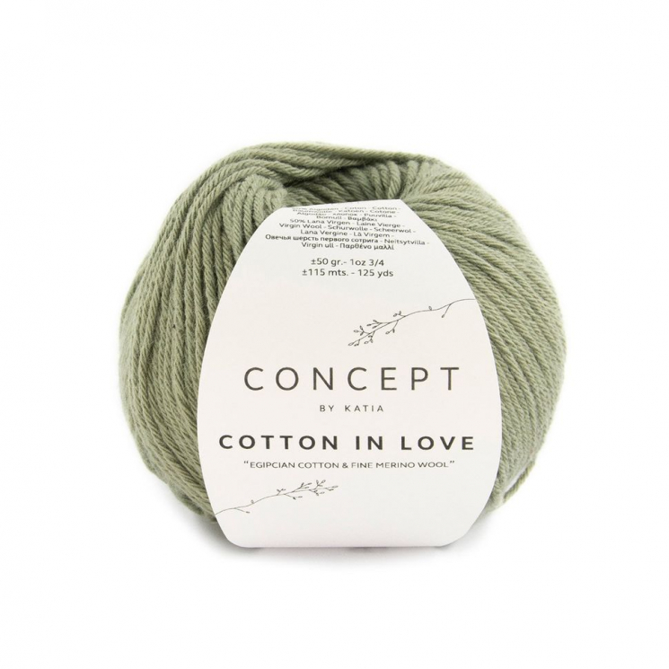 175751_Пряжа Cotton in Love, 50% хлопок, 50% мериносовая шерсть, 50 г, 115 м