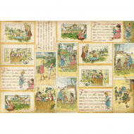 59354_Бумага рисовая "Дети на природе"