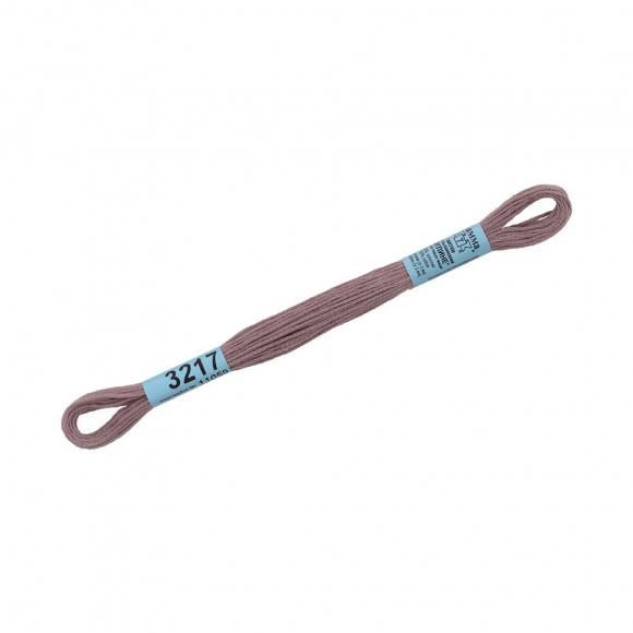 Нитки для вышивания Gamma мулине (3173-6115) 100% хлопок 24 x 8 м цв.3217 какао