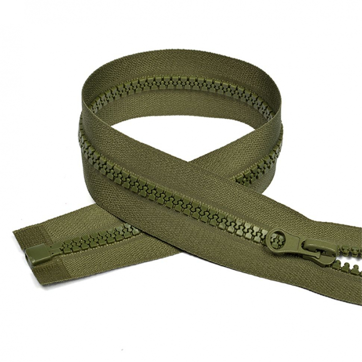 Молния MaxZipper трактор №5 1 замок усил.зв., 40см, цв.F327 оливковый уп.50шт
