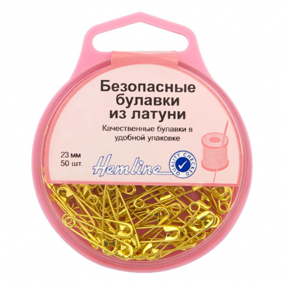 701_Булавки английские в пластиковом контейнере