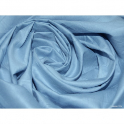Ткань сатин гл/крашеный, 120 г/м?, 100% хлопок, шир.220см, цв.15-4020 голубой рул.60м
