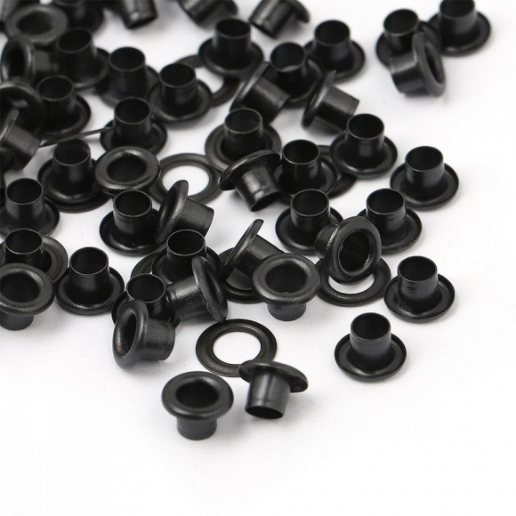 Люверсы сталь New Star №1,7 (? 3,7мм, h 4,56мм) цв.оксид уп.500шт