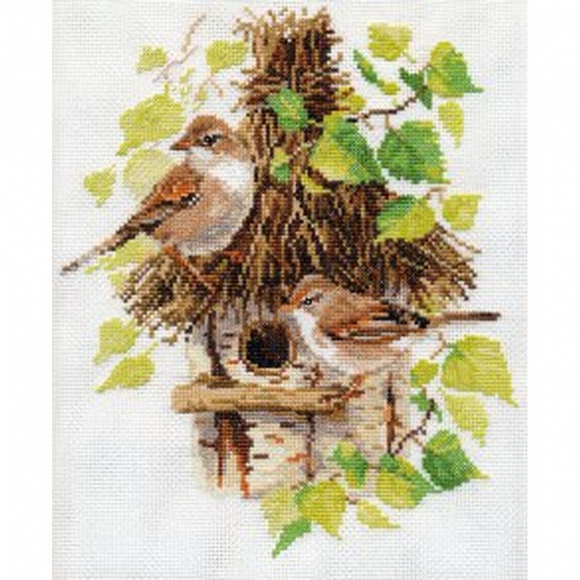 Набор для вышивания АЛИСА арт.1-23 Славки 17х19 см