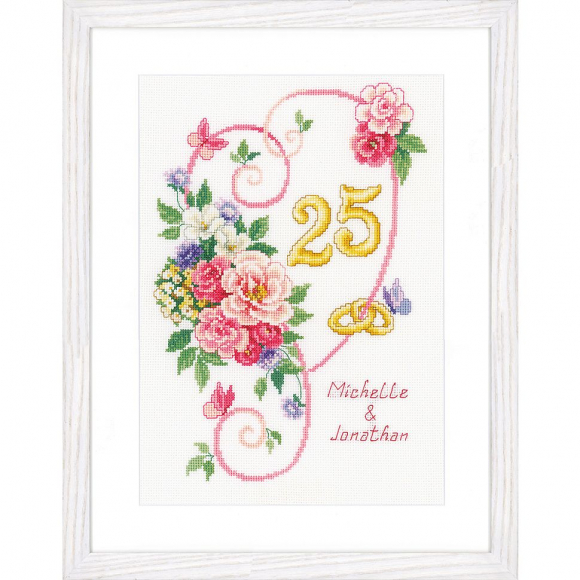 Набор для вышивания VERVACO арт.PN-0149385 Годовщина свадьбы 23х32 см Набор для вышивания VERVACO арт.PN-0149385 Годовщина свадьбы 23х32 см