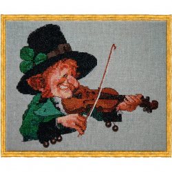 114670_Набор для вышивания "The Green Violin" (Зелёный скрипач)