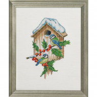 90277_Набор для вышивания "Зимние синицы"