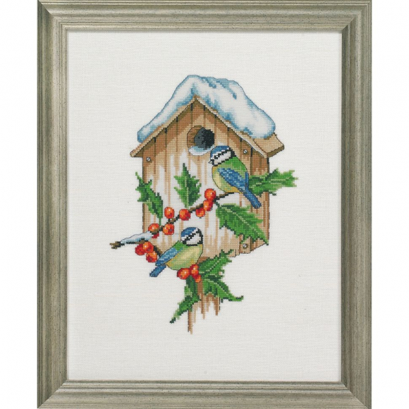 90277_Набор для вышивания "Зимние синицы"