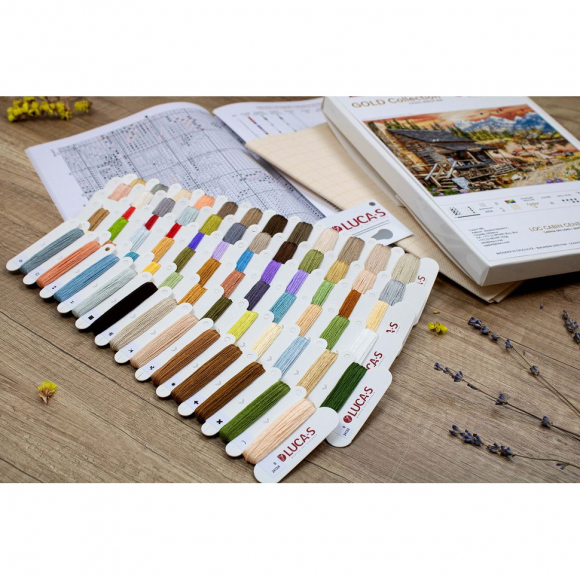 Набор для вышивания LUCA-S арт. B2413 Деревянный коттедж 47х34 см Набор для вышивания LUCA-S арт. B2413 Деревянный коттедж 47х34 см