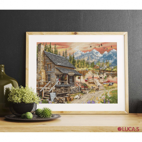 Набор для вышивания LUCA-S арт. B2413 Деревянный коттедж 47х34 см Набор для вышивания LUCA-S арт. B2413 Деревянный коттедж 47х34 см