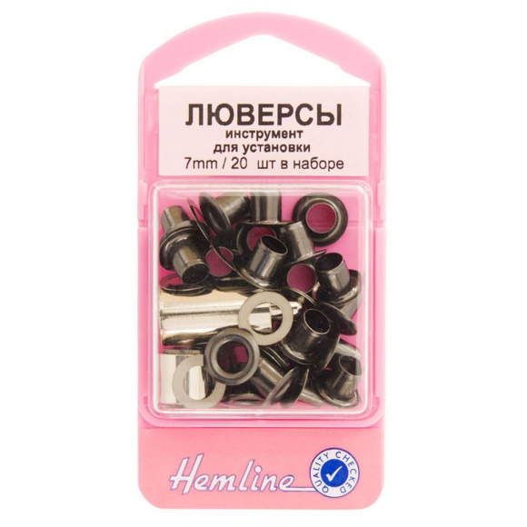 3922_Набор люверсов 7,0 мм с инструментом для установки