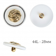 Пуговицы пластик TBY.J.1830 цв.07 белый 44L-28мм, на ножке, 36шт Пуговицы пластик TBY.J.1830 цв.07 белый 44L-28мм, на ножке, 36шт