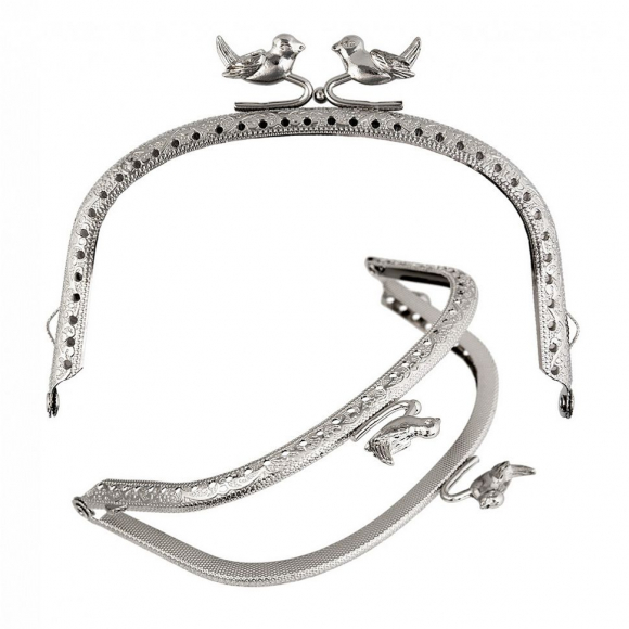 Фермуар Птички TBY.107994 120х70мм цв.никель уп.1шт Фермуар Птички TBY.107994 120х70мм цв.никель уп.1шт