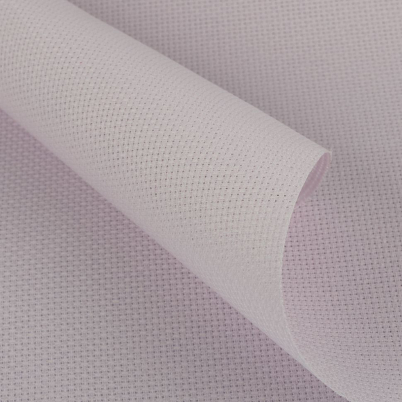 Канва Gamma K04 Aida №14 100% хлопок 150 x 100 см цв.св.сиреневый