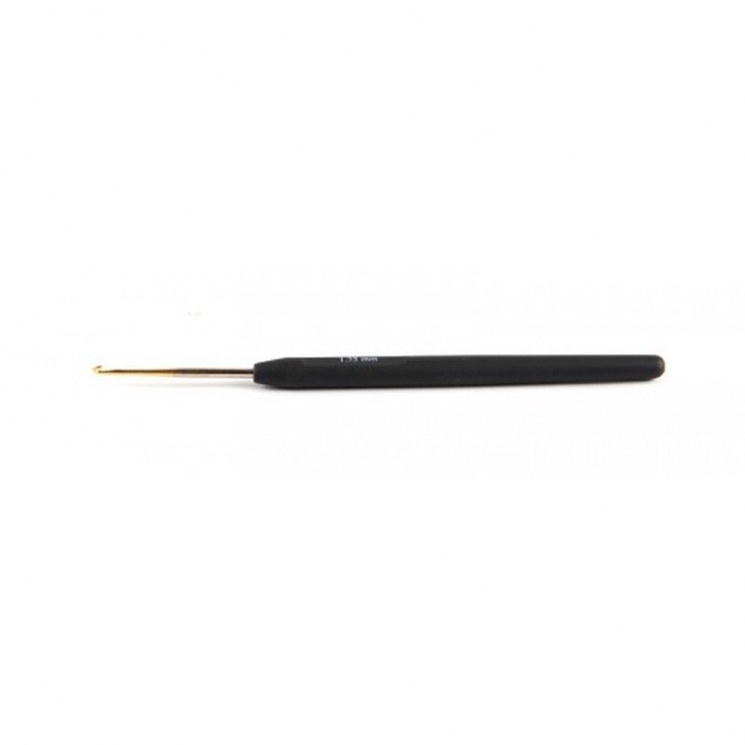 30862 Knit Pro Крючок для вязания с золотистым наконечником Steel 0,75мм, сталь