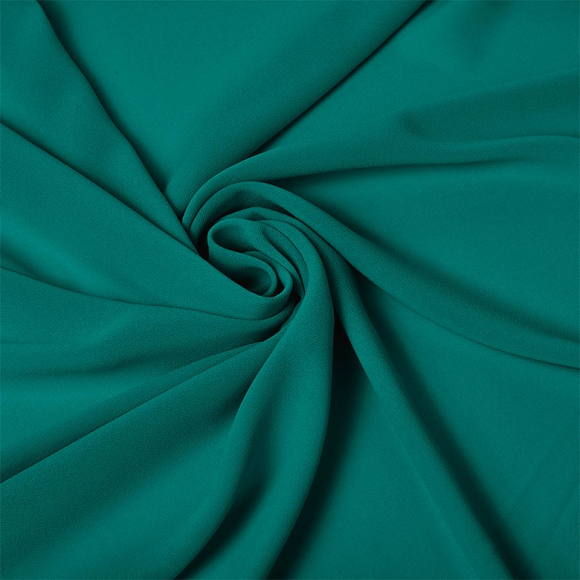 Ткань креп-шифон арт.TBY.8021-160 плот.105г/м2 100% ПЭ шир. 150см цв.160 бирюзовый рул.35м Ткань креп-шифон арт.TBY.8021-160 плот.105г/м2 100% ПЭ шир. 150см цв.160 бирюзовый рул.35м