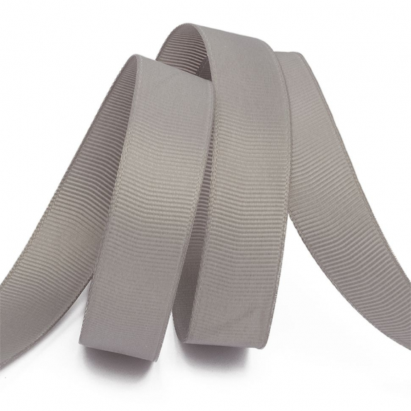 Лента Ideal репсовая в рубчик шир.20мм цв. 012 серый уп.27,42м