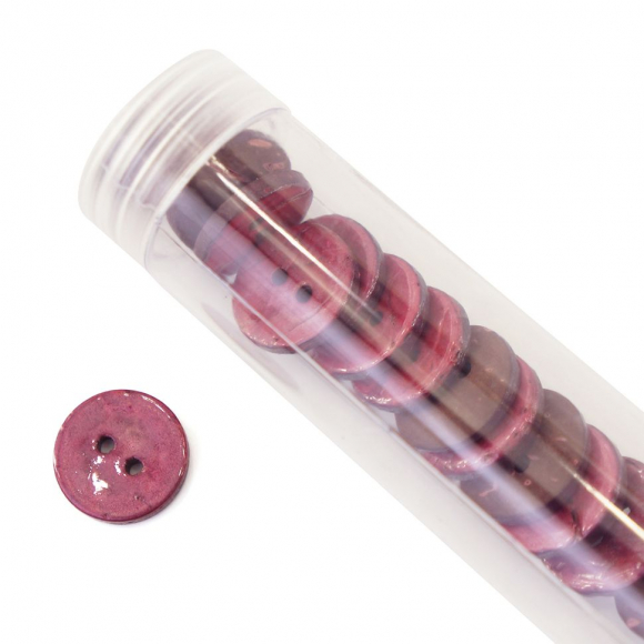 Пуговицы CONCEPT, размер 24, кокос, цвет COL.11 розовый