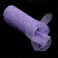 Фатин с глиттером, средней жесткости в шпульках,100% ПЭ, арт.TBY.C шир.150мм цв.02 пурпурный уп.9,14м