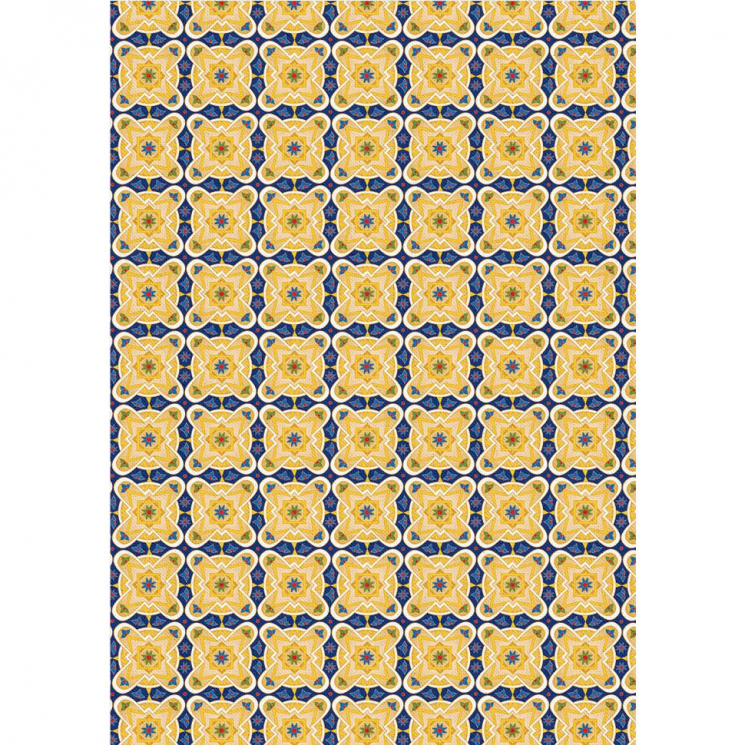 Ткань для пэчворка PEPPY Индийское Сари 146 г/м? 100% хлопок цв.ИС-08 синий уп.50х55 см