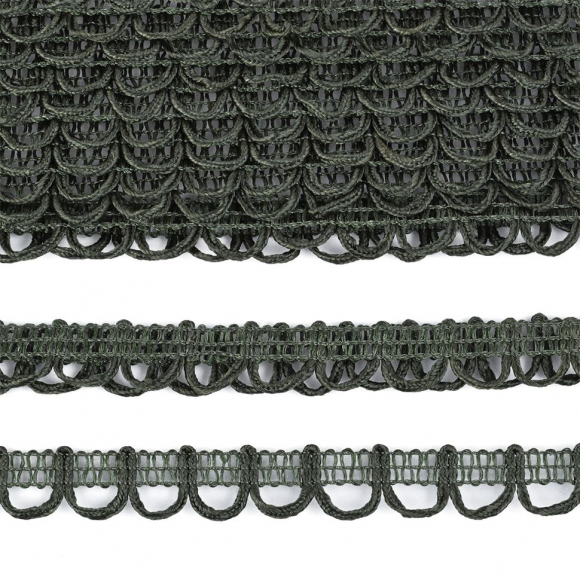 Тесьма отделочная UU цв.315 хаки шир.18-19мм уп.16,45м