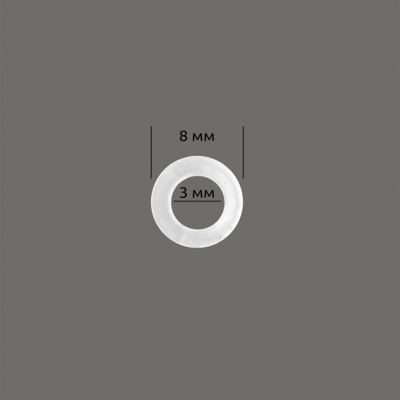 Уплотнитель для люверсов №1,7 (пластик) уп. 5000шт Уплотнитель для люверсов №1,7 (пластик) уп. 5000шт