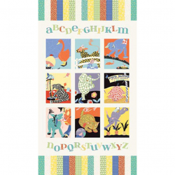 Ткань для пэчворка PEPPY Patchwork Pals Panel 4249 145 г/м? 100% хлопок цв.23120 MUL1 уп.60х110 см