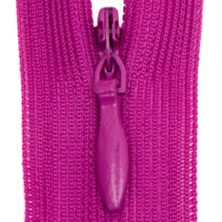 Молния потайная нераз 50см S-299 фиолетовый яркий SBS уп.100шт