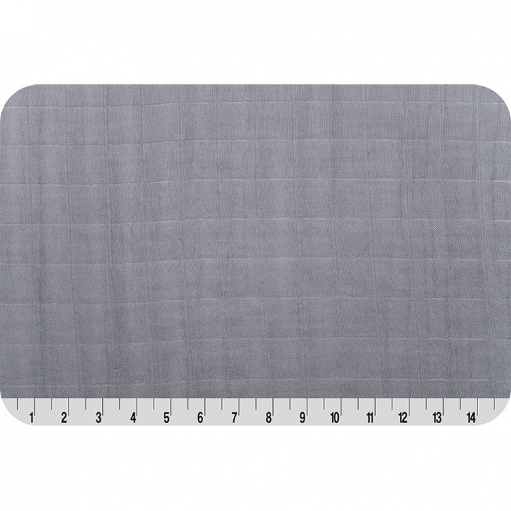 Ткань для пэчворка PEPPY Solid Bamboo Embrace (марлевка) 120 г/м? 100% хлопок 2-й сорт цв.SILVER уп.100х125 см
