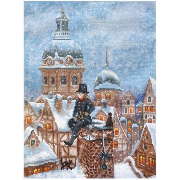 Набор для вышивания ПАЛИТРА арт.07.022 Трубочист 20х27 см