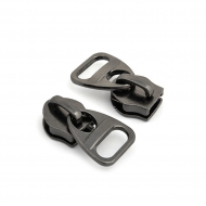 Замок MaxZipper галант. СП#5 D4 цв.черн.никель уп.10шт