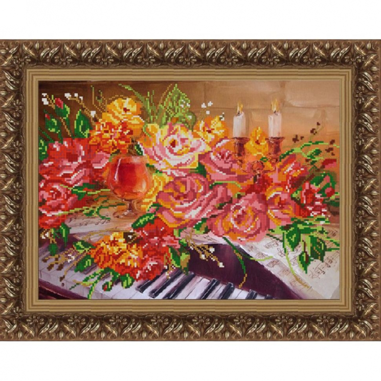 Рисунок на ткани (Бисер) КОНЁК арт. 9746 Соната 29х39 см