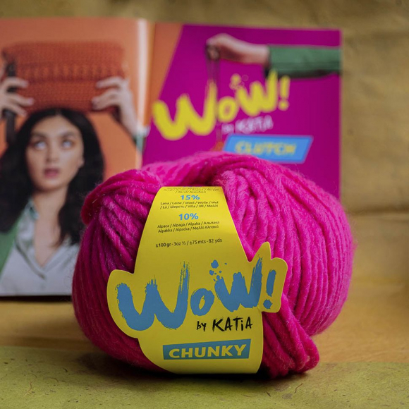 182867_Пряжа Wow-Chunky, 75% акрил, 15% шерсть, 10% альпака, 100 г, 75 м