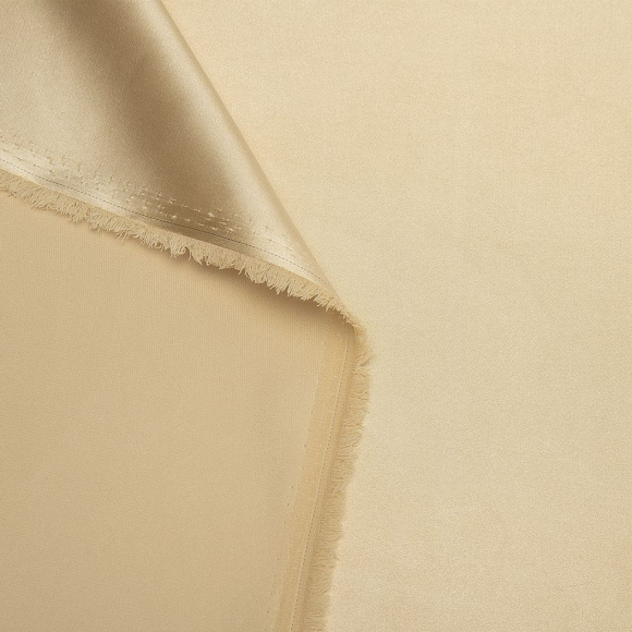 Ткань атлас стрейч 105 г кв.м 98% полиэстер, 2% спандекс шир.150 см арт.Р.33019.05 цв.05 золотой уп.25м