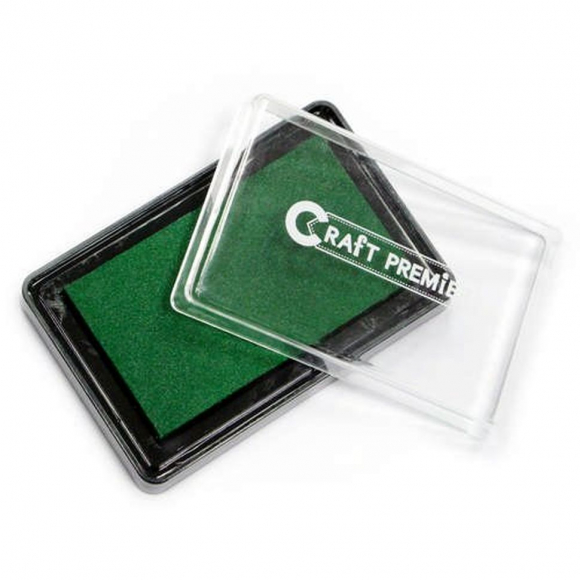 Штемпельная подушечка Craft Premier арт.CP21110-3 зеленый Штемпельная подушечка Craft Premier арт.CP21110-3 зеленый