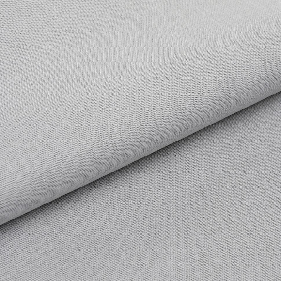 Ткань бязь гладкокрашен.120г/м шир.220см 100%хлопок цв.серый уп.10м