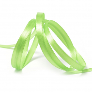 Лента атласная 6мм цв.3034 гр.салатовый IDEAL уп.27,4 м