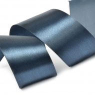 Лента атласная 50мм цв.3168 т.синий IDEAL уп.27,4 м