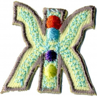 60739_Термоаппликации HKM "Буква "Ж" цветная