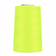 Нитки швейные 40/2 полиэстер 5000 ярд цв.627 лимонный (неон) MAX