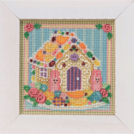 Набор для вышивания бисером MILL HILL Сахарный домик 13,33х13,33 см